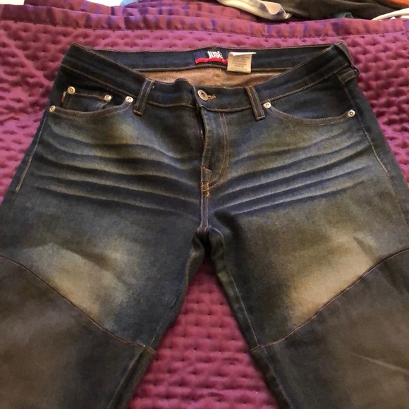 30” Waist Hippie Jeans with fringe at the bottom - Picture 1 of 5